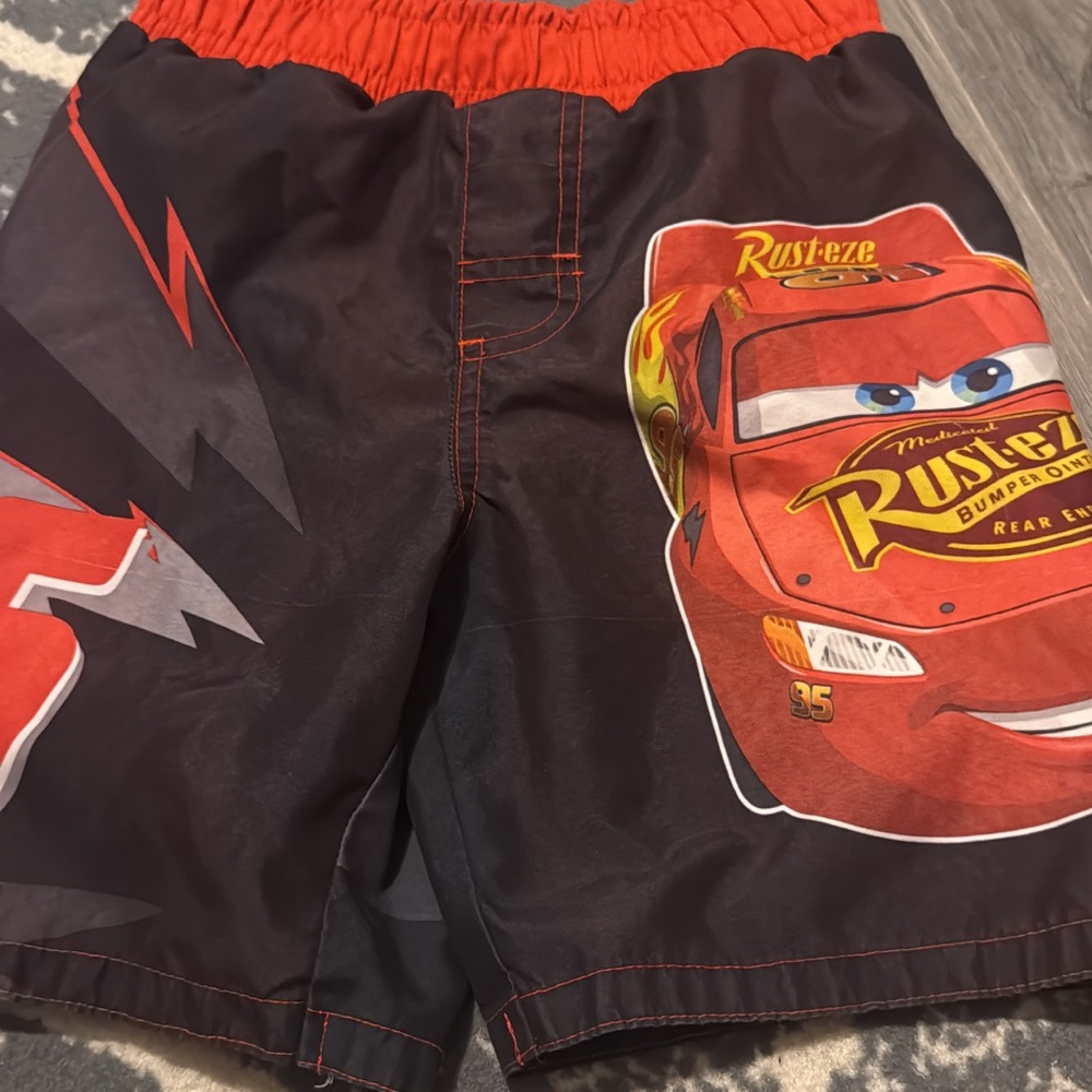 Disney Cars Kids Shorts - Black and Red